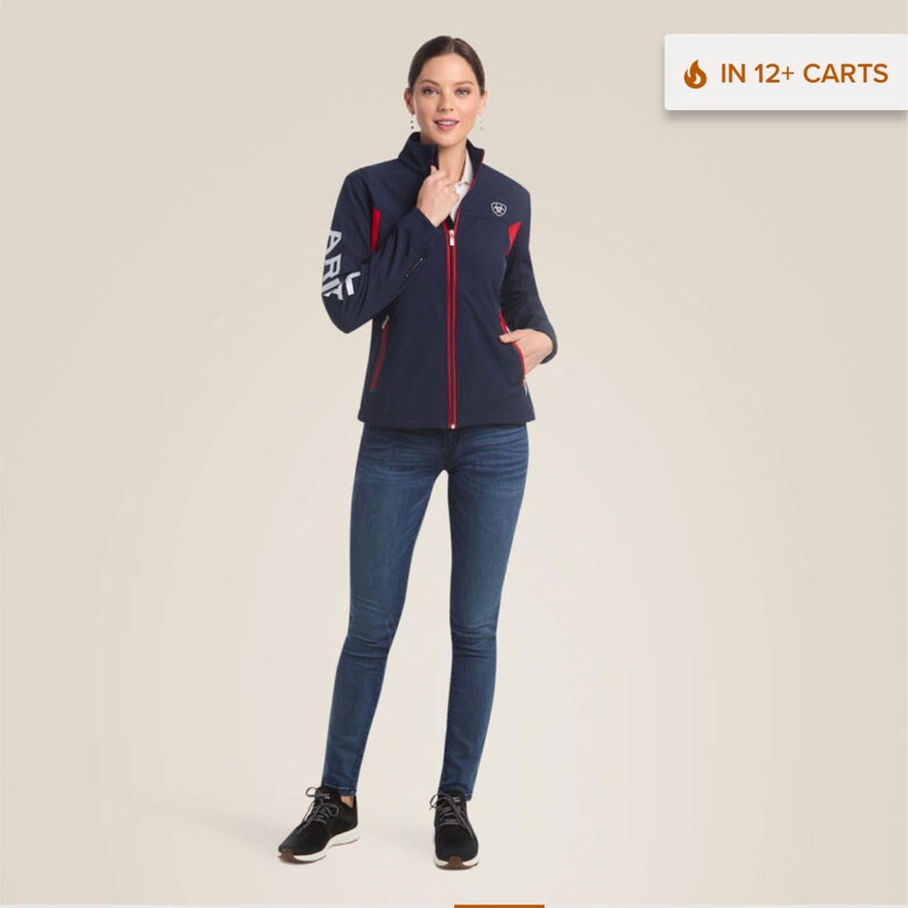 Ariat New Team Softshell Jacket. Size M